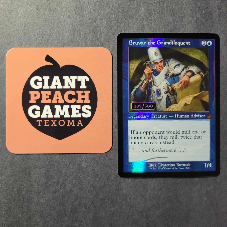 Bruvac the Grandiloquent 289/500 Serialized Retro Foil – Ravnica Remastered MtG - Image 2 of 4