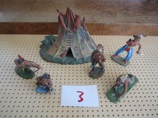 Wildwest Massefiguren Indianer / Cowboys (***TOP***) Konvolut #3 Elastolin u.a.