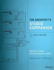 The Architect's Studio Companion: Rules of Thumb for Preliminary