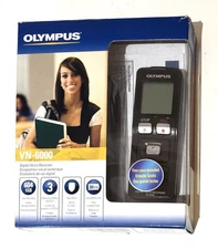 Olympus VN-6000 Handheld Indexing Digital Voice Recorder 1GB Memo TESTED