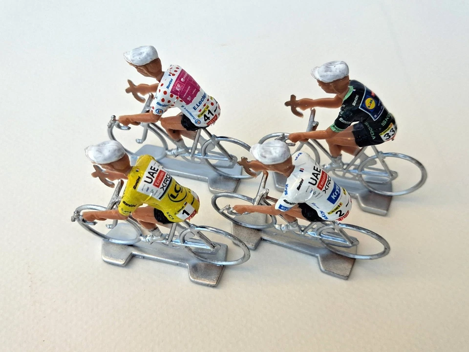 Lot de 4 cyclistes Tour de France 2026 Vainqueurs des classements - Pogacar - Photo 2/2