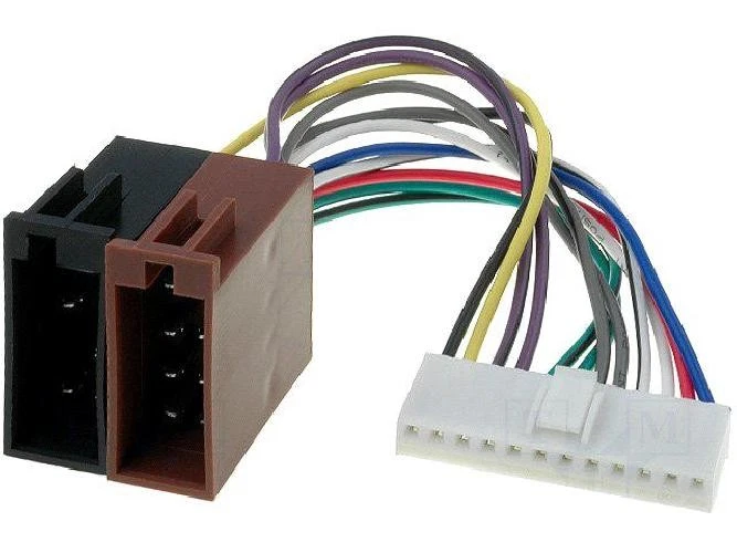 Cable Autoradio Pioneer 12PIN Vers Iso- connecteur blanc 2 - Photo 1/1