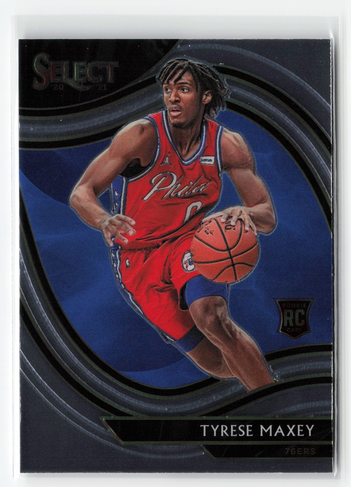 TYRESE MAXEY #280 RC 2020-21 PANINI SELECT 76ERS COURTSIDE HOBBY SP
