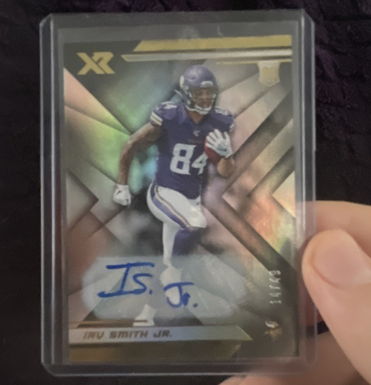 Irv Smith Jr. Panini XR #132 Autograph