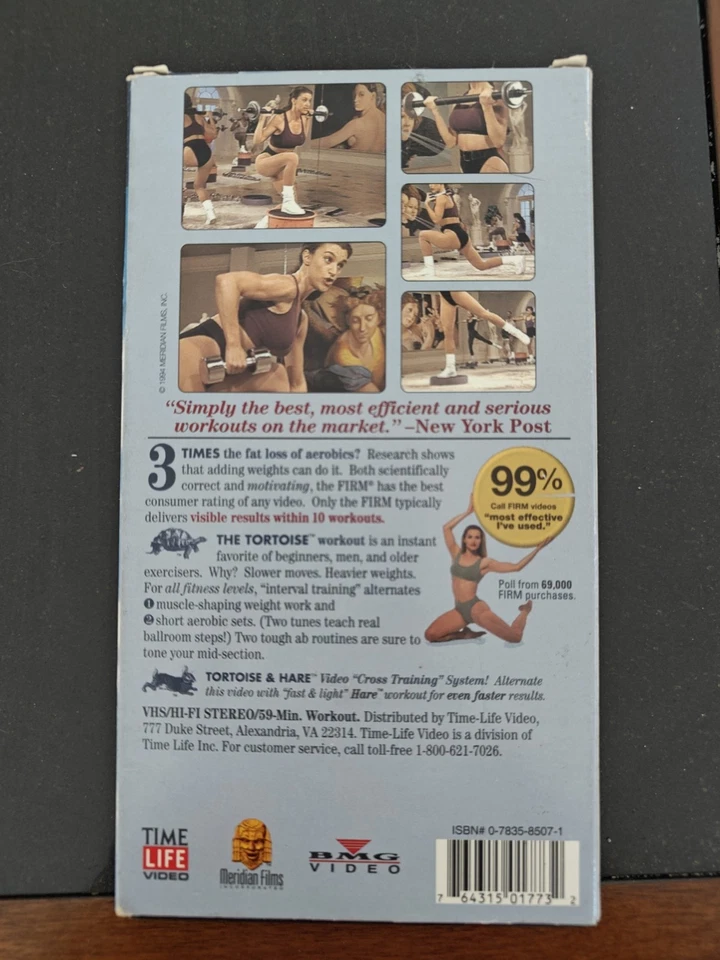 The Firm Tortoise Slow & Heavy Instructors Series Workout VHS Video Tape Rare - Image 2 of 4