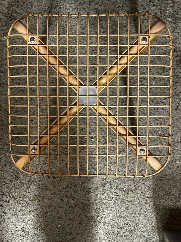 Banqueta IKEA VÄSTERÖN laranja vintage virá desmontada - Imagem 3 de 3