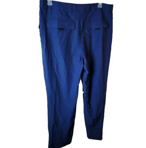 Fintech Mens Sz XL Guide Woven Utility Lightweight Pants Blue Dark Cargo NEW NWT