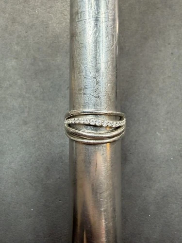 4.1g VTG Sterling Silver 925 CZ Ring Size 9 Jewelry Lot M