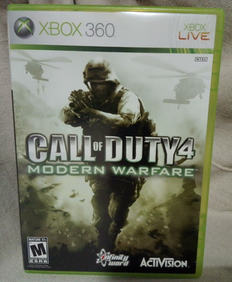 Call of Duty 4: Modern Warfare XBOX 360 CIB Complete in Box Very Good Condition