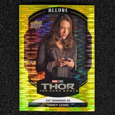 2022 Upper Deck Marvel Allure Yellow Taxi as Darcy Lewis Kat Dennings #25 02l5