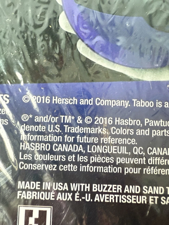 Tabú Clásico Juego de Diversión Indescriptible! Zumbador Electrónico Versión 2016 - NUEVO/SELLADO Foto 3 de 4