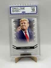 Donald Trump Rookie Card Gem Mint 10 Graded Pop Rare Collectible Investment