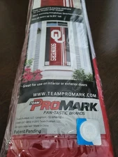 Brand New in bag Oklahoma Sooners  Team PROMARK 84" door banner