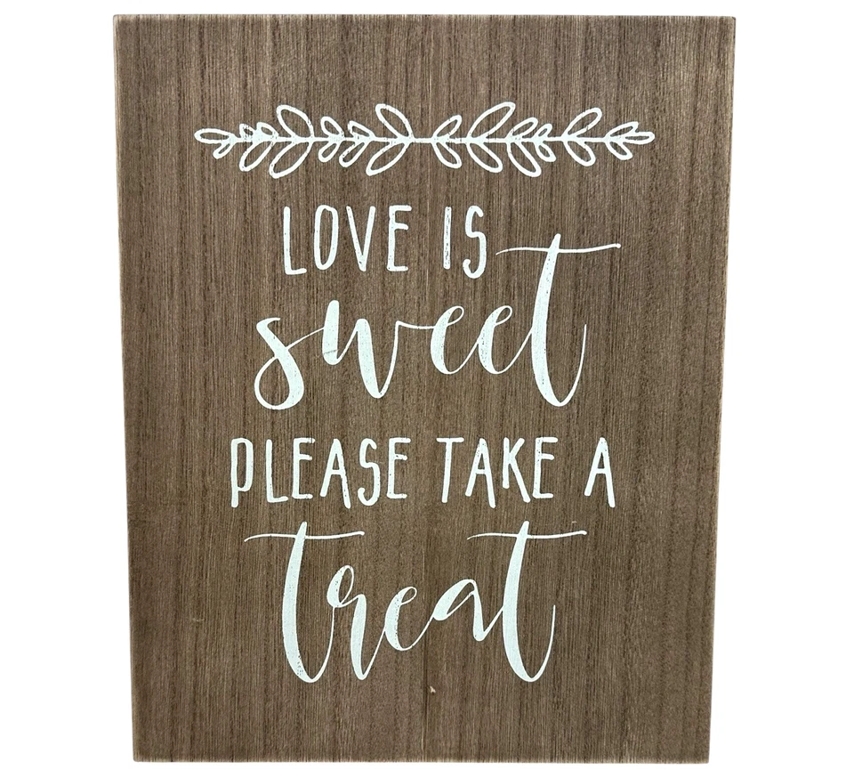 Paquete de barra de caramelo de boda Bushel cestas cucharadas mini tablas de tiza letreros y más Foto 4 de 4