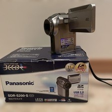 Panasonic SDR-S200-S SD Camcorder Video Camera silver Used from Japan