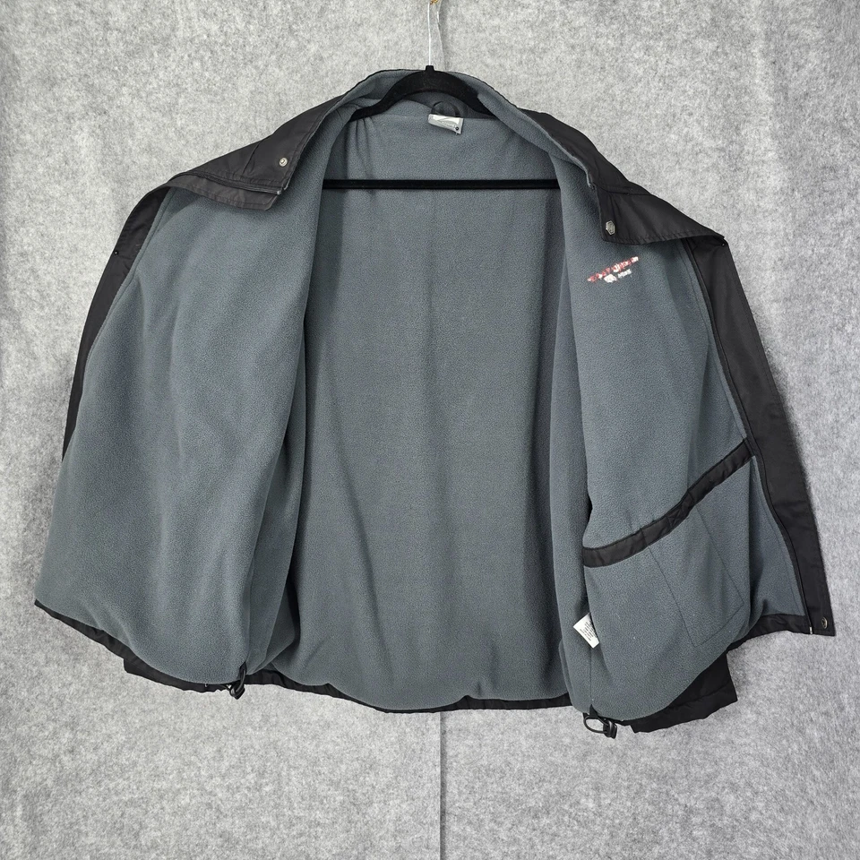 Jaqueta masculina Zorrel tamanho 2XL preta Grand Hyatt Tampa FL logotipo forrada de lã - Imagem 4 de 4