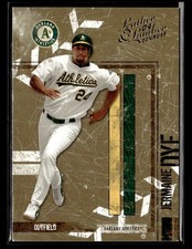 2004 Donruss Leather & Lumber #106 Jermaine Dye Card Oakland Athletics