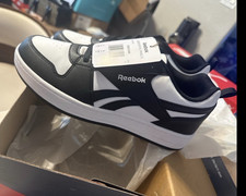 Reebok Royal Prime 2.0 Unisex Kids Low Top Lace Up Synthetic Black/White 6
