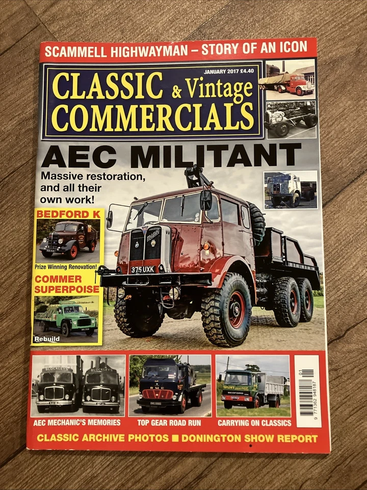 12 x Classic And Vintage Commercials Magazine, 2017 Complete Year. Good To VGC - Image 2 of 4
