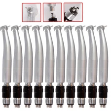 10 Dental High Speed Handpiece Turbine Standard Head w/ Quick Coupler 4H fit NSK