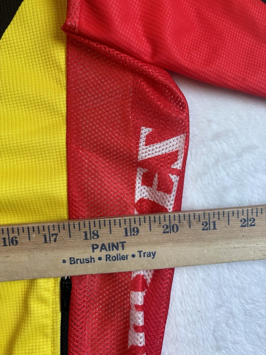 Veste Cycliste Homme Squadra Chevron – Manches Longues, Zip Intégral, Motifs Colorés