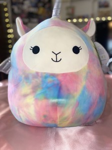 OFFICIAL SQUISHMALLOW 16â LUCY-MAY RAINBOW LLAMA PEGACORN 2021 EASTER PLUSH | eBay