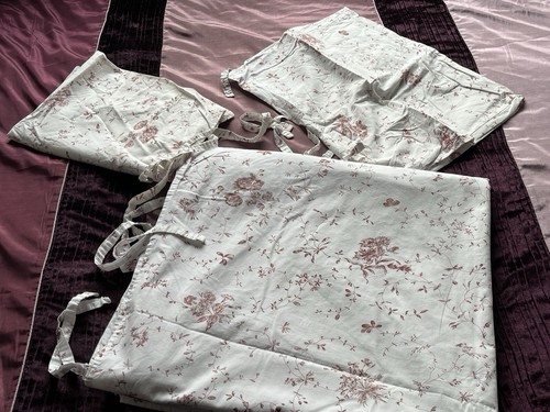 Vintage Ikea Alvine Bukett Floral French King Size Duvet Cover + 2 Pillowcases - Picture 9 of 11