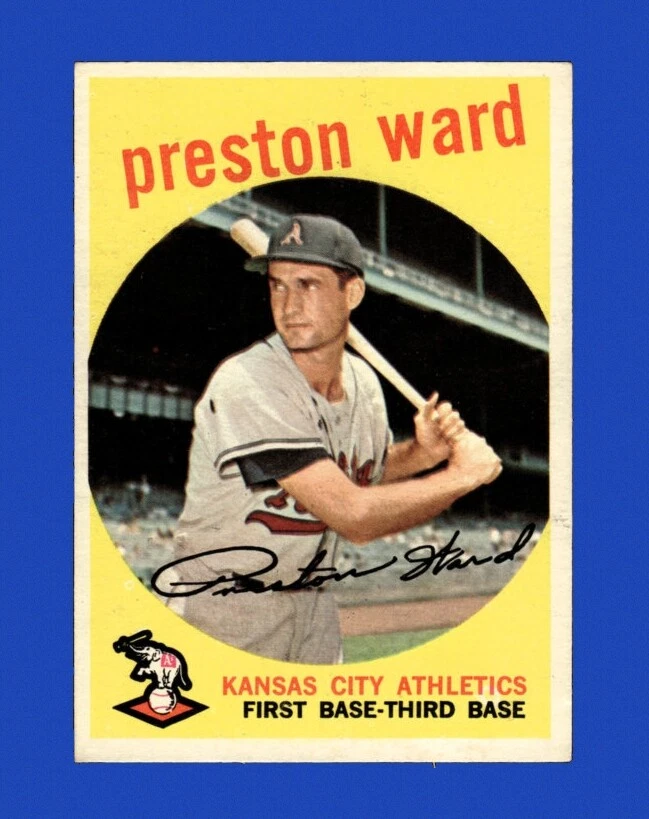 1959 Topps Set-Break #176 Preston Ward EX-EXMINT *GMCARDS*
