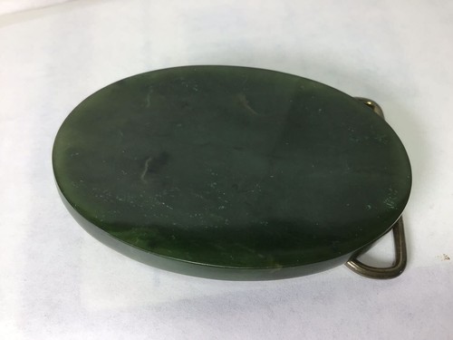 HH42 Vintage Old Jasper Black Belt Buckle For Adults Set of Only One - Picture 2 of 4