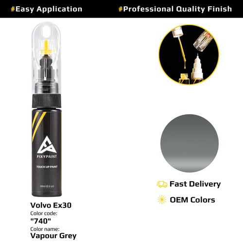 Touch up Paint for Volvo Ex30 Code: 740 Vapour Grey - Picture 8 of 10