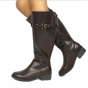 vegan wide calf boots