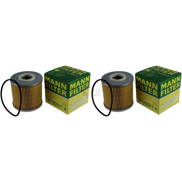 2X Original Mann-Filter ÖLfilter H 1029/1 N Oil Filter-image