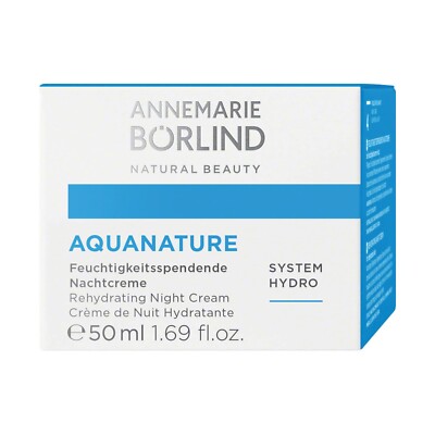 AnneMarie Borlind Aquanature Rehydrating Night Cream 1.69fl oz