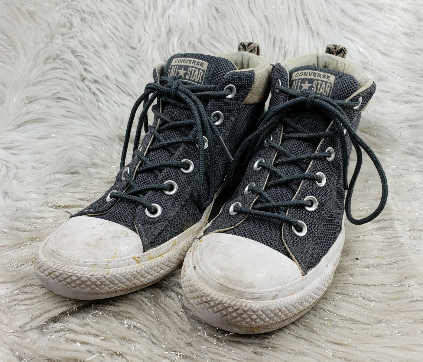 CONVERSE Chuck Taylor All Star Gray Sneakers Mens 7 Womens 9-image