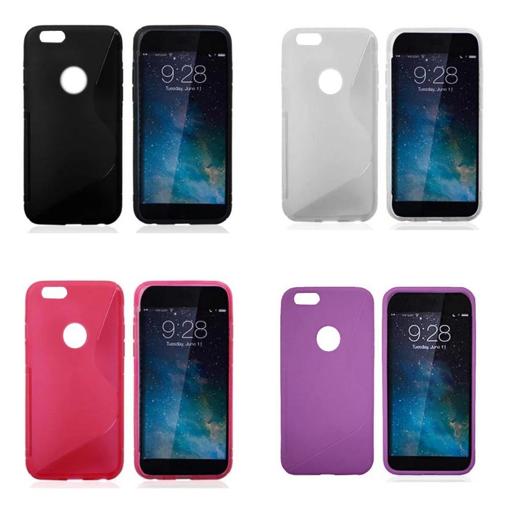Case For Apple iPhone Plus iPhone plus S-Line Silicone Gel Skin Phone  Cover