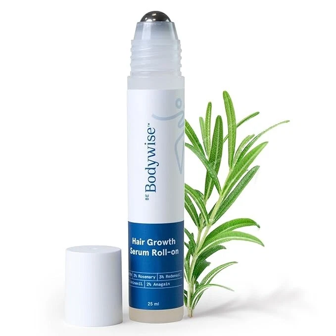 Be Bodywise Rosemary Hair Growth Serum (Roll On) | 3% Redensyl & 2% Anagain 25ml
