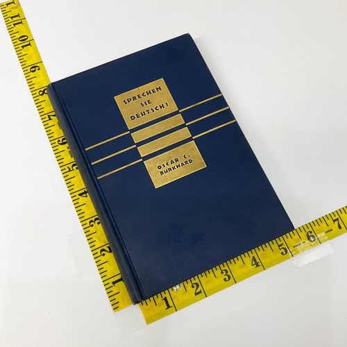 Sprechen Sie Deutsch Oscar Burkhard 1934 German Language Book - Imagen 15 de 20