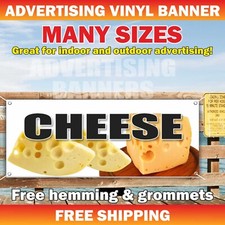 CHEESE Advertising Banner Vinyl Mesh Sign potato chips fast food tornado FRIES