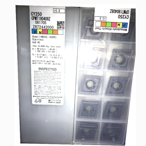 HITACHI CPMT190408Z CY250 CNC Blade 10PCS/ Box New⊕IK - Picture 4 of 4