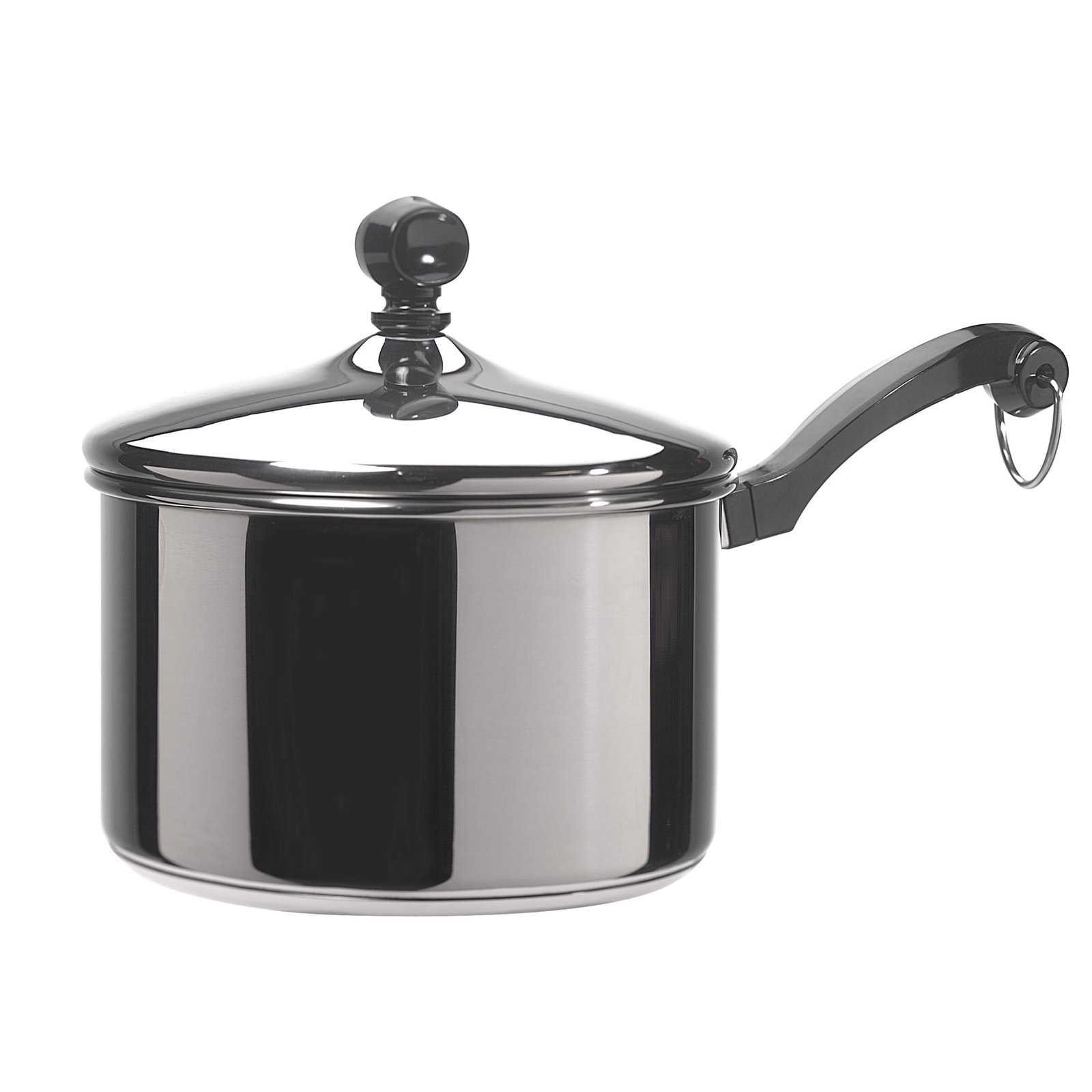 2-Quart Stainless Steel Saucepan with Lid – Durable & Classic