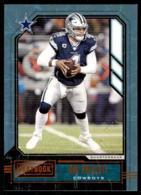 2020 Playbook BRONZE #50 Dak Prescott NICE Dallas Cowboys 