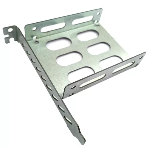 2.5" Two HDD to PCI-e Mount Bracket PC SSD Hard Disk Drive Adapter Holder Tray