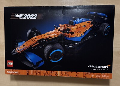 LEGO TECHNIC 42141 Mclaren Formula 1 Team 2022 Formel 1 Rennwagen 1432 pcs NEU