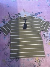 Image of Tommy Hilfiger Boys Age Of 10 Stripy T-shirt 