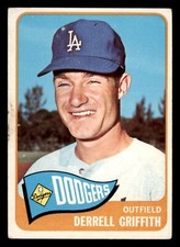 1965 Topps Baseball #112 Derrell Griffith VG