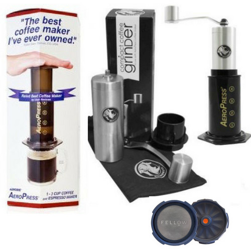 Authentic Aeropress Coffee+Hand Grinder 