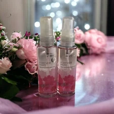 2x Essence Of Beauty FOREVER PARIS Body Fragrance Mist 2 oz Travel Size New FULL