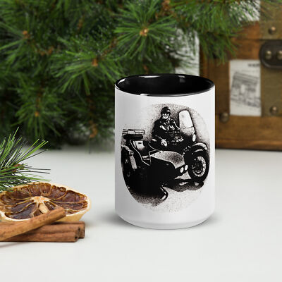Vintage Motorcycle Design Ural Coffee Tea Cup Mug