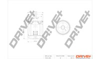 Dr!ve+ DP1110.11.0019 ÖLfilter FÜR Austin Caterham FSO Land Rover Lotus MG Morga