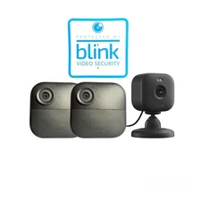 Blink Outdoor 4 Wireless 3 Camera Security System with Blink Mini 2 & Yard Sign